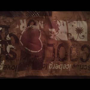 🎉🎉Sale Brown Italian SILK Scarf