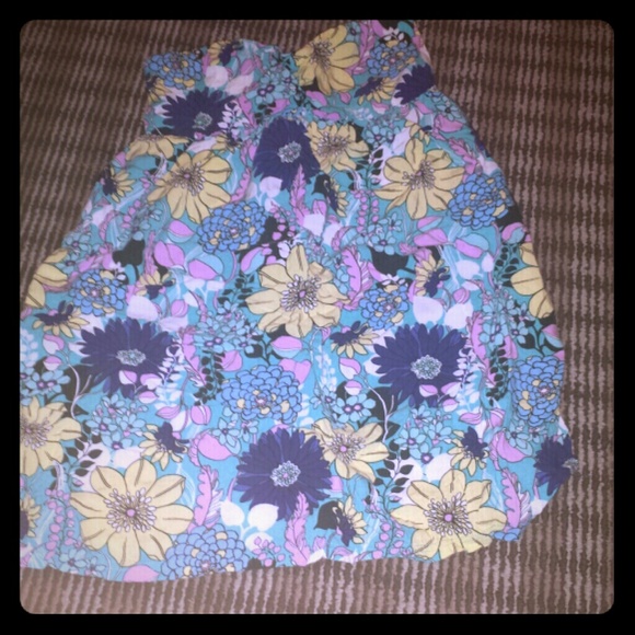 Floral tube top from target