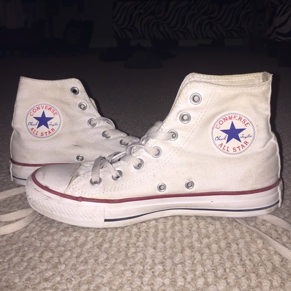 White high top converse
