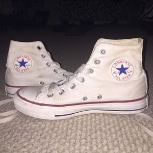White high top converse