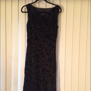 **LAST DAY**  flower print black maxi dress