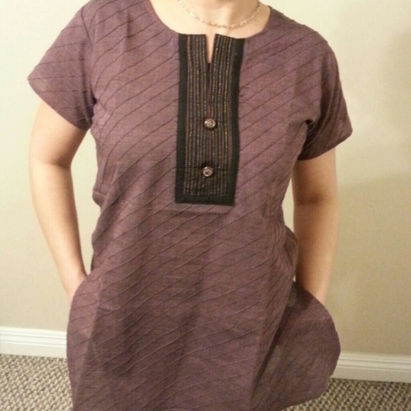 Long Split Seam Top