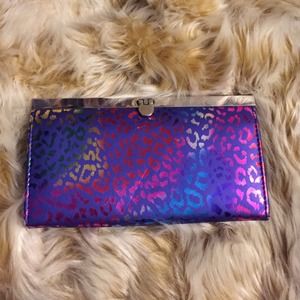 Leopard print wallet