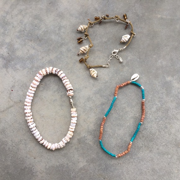 Shell Anklets Bundle