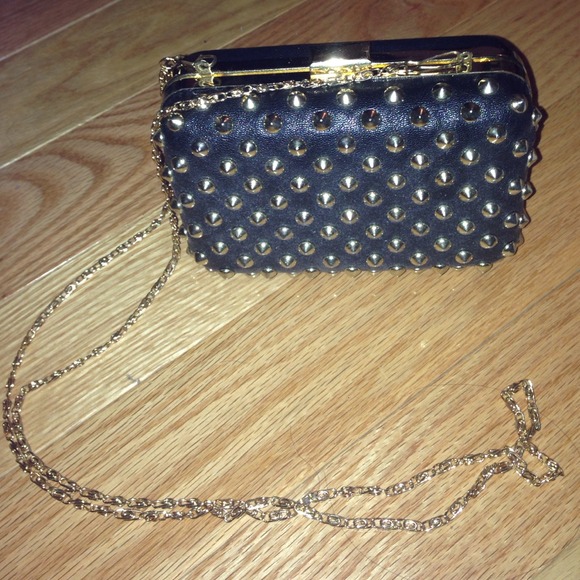 studded clutch/cross body