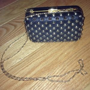 studded clutch/cross body