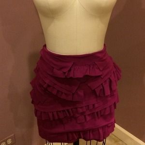 Aryn K. Fuchsia Skirt
