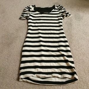 Charlotte russe size M black and white dress