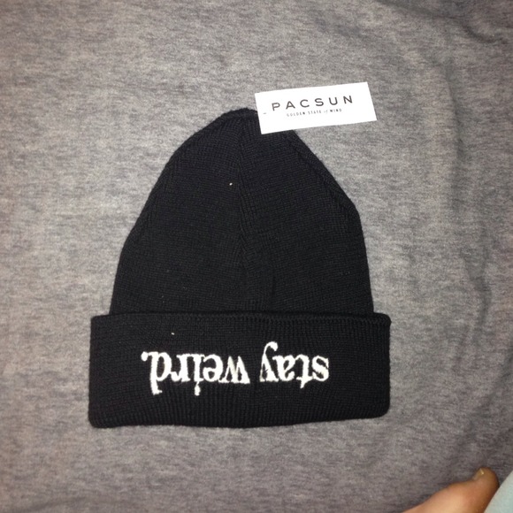 Brandy Melville Stay Weird Beanie