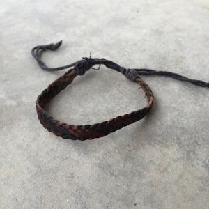 Free with Purchase- Braided Leather Bracelet