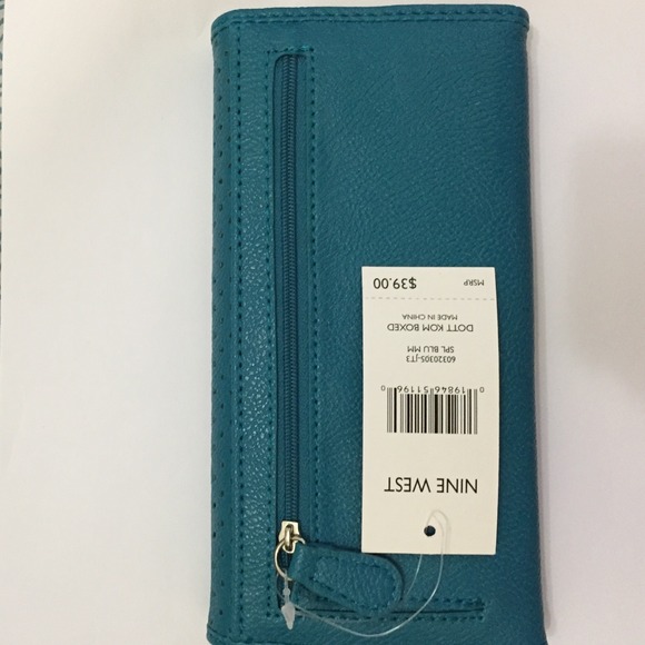 Cute blue Nine West dott Kom boxed style - Picture 3 of 3
