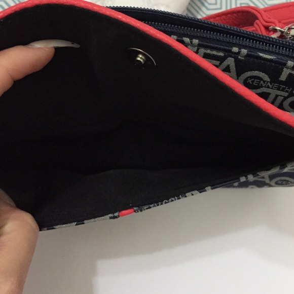 Very cute should bag navy / sunset color purse - Picture 3 of 4