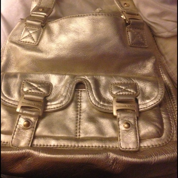 Mk gold handbag