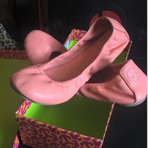 Tory burch leather flats