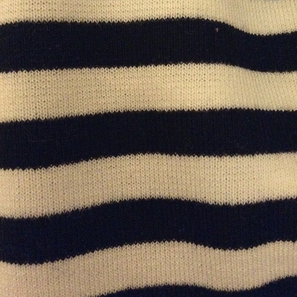 Everlane Nordstrom/black and white striped skirt - Picture 3 of 4