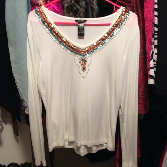Embellished top
