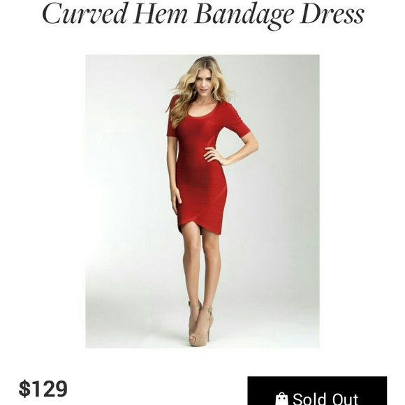 Bebe red dress