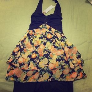 New with tags floral dress- Small