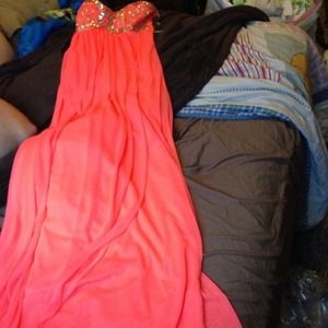 Prom dress #Neonpink