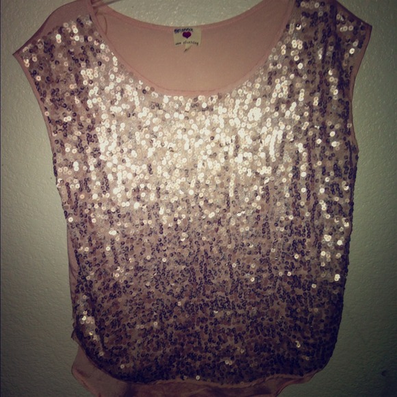 Loose sparkly top!