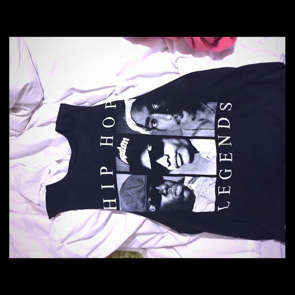 Hip hop legends black tank-tee-Shirt ✊👏💪l
