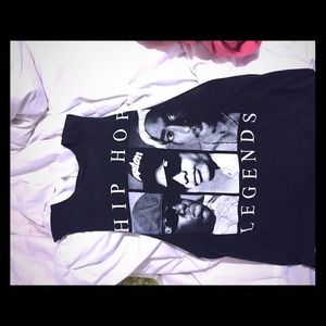 Hip hop legends black tank-tee-Shirt ✊👏💪l