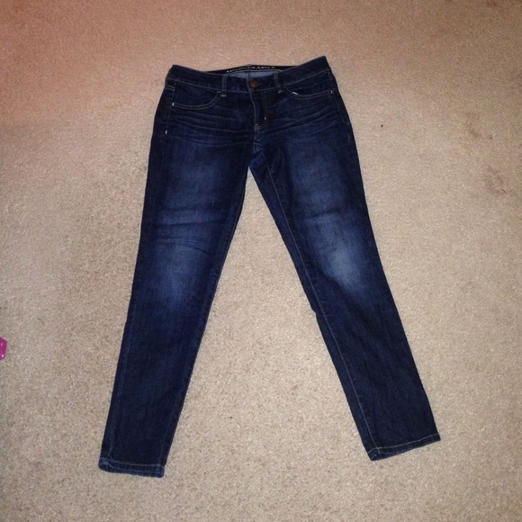 American Eagle Outfitters dark wash jeggings size8