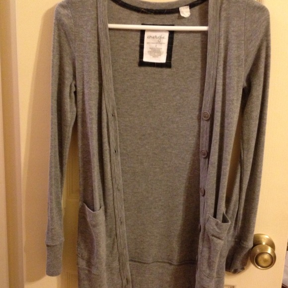 Grey cardigan