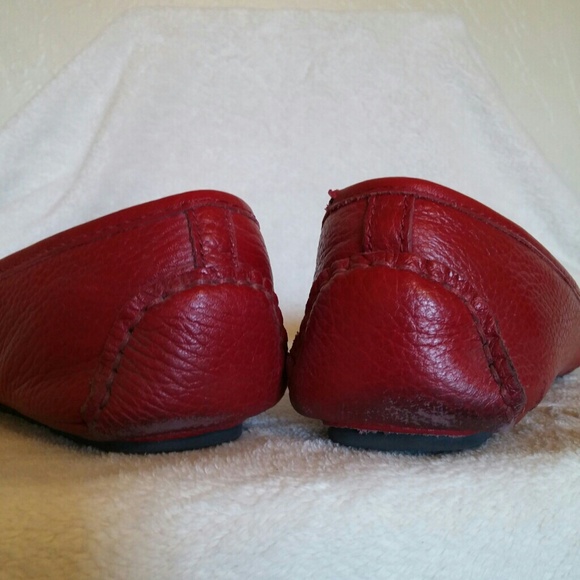 🚫Sold in bundle 🚫Red leather Michael Kors flats - Picture 2 of 4