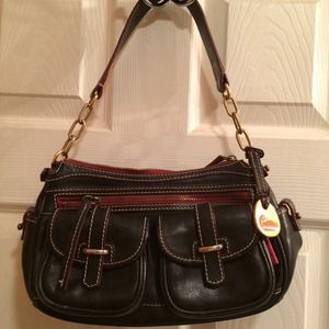 Dooney & Bourke banana bag leather