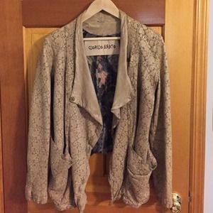 Giorgio Brato for CALYPSO laser cut leather jacket