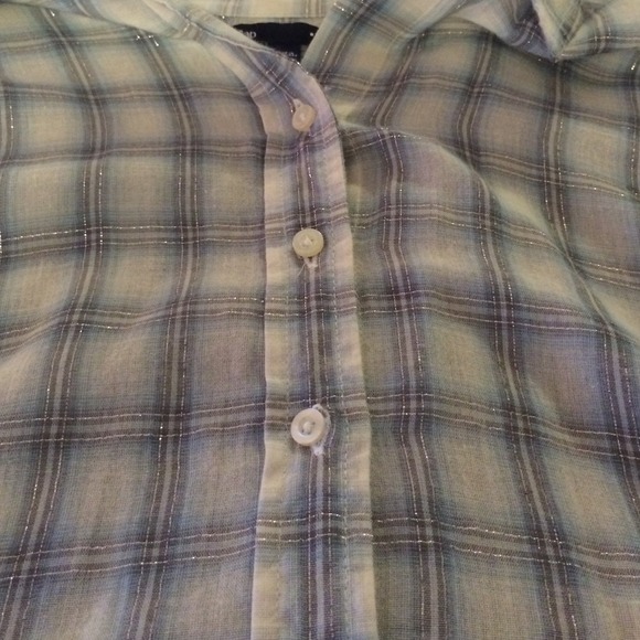 Quarter -sleeve Gap button up - Picture 2 of 4