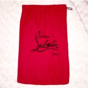Christian Louboutin red dust bag