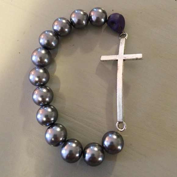 Black pearl bracelet - Picture 1 of 2