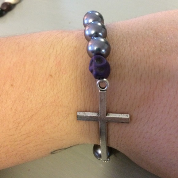 Black pearl bracelet - Picture 2 of 2