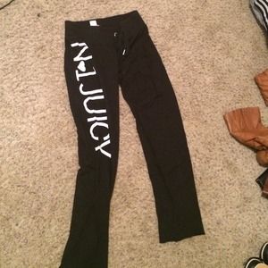 Black juicy sweat pants