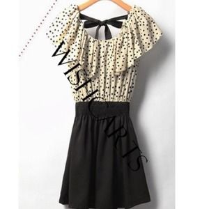 Black and white dress