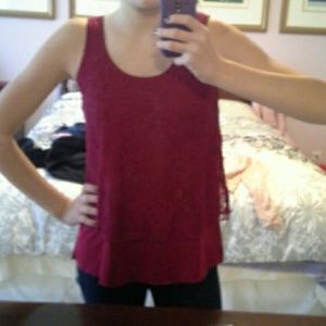 New! Red fashion tank top