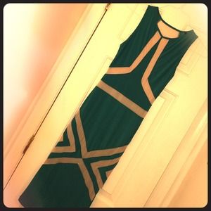 Turquoise sheer party dress