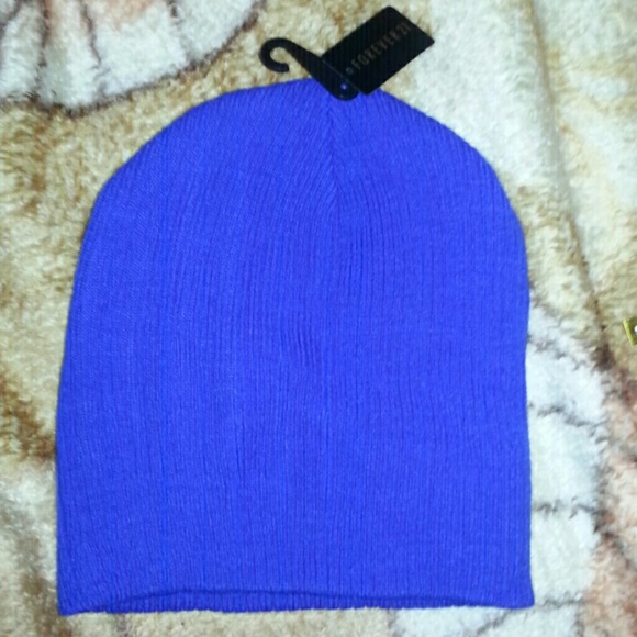 Forever 21 royal blue beanie hat