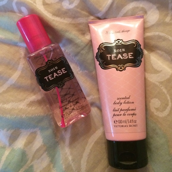 Noir tease body mist lotion