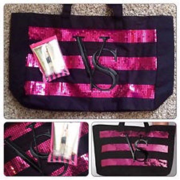 Victoria's Secret Tote w/heavenly trio set