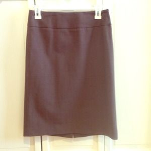 Banana Republic dark brown pencil skirt