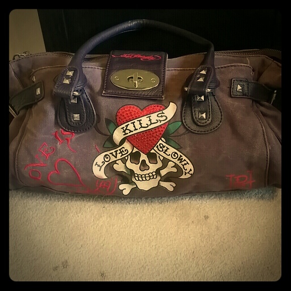 Purple purse