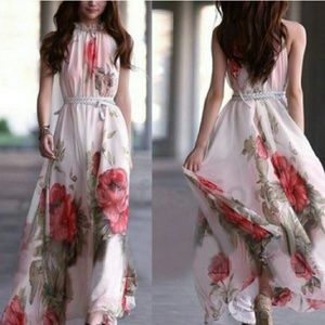 Floral Chiffon Dress