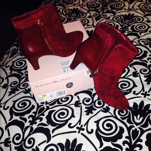 Bandolier Merlot cuff Bootie