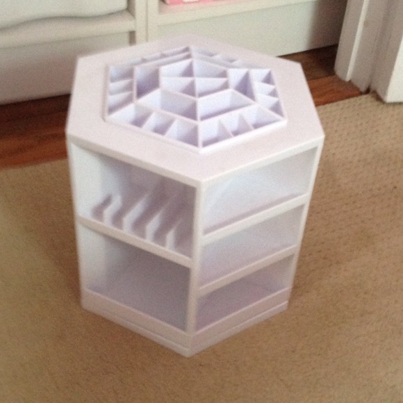 rotating makeup organizer