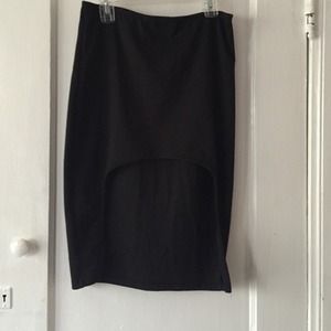 High low pencil skirt
