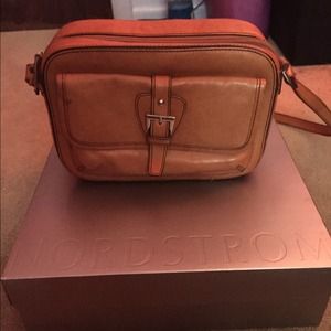 Cognac Brown crossbody Bag