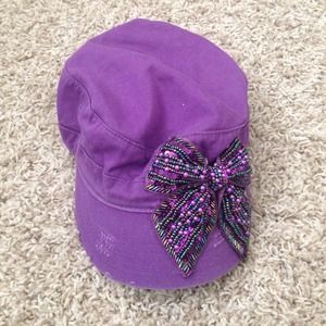 Purple hat